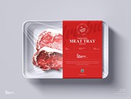 肉类生鲜包装盒样机
