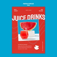 果汁宣传海报设计