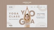 女性瑜伽登陆页设计