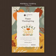 感恩节广告PSD海报设计