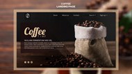 咖啡店网页模板设计