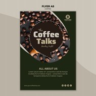 咖啡店广告PSD海报设计