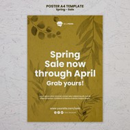 春日促销广告海报设计