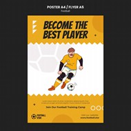 足球运动PSD海报设计
