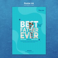 父亲节广告海报设计PS