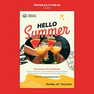 夏日饮品PSD海报设计