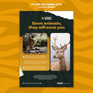 野生动物保护海报