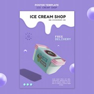 冰淇淋商店广告