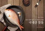 韩国海鱼美食psd海报