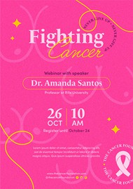 乳腺癌健康宣传海报设计