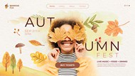 秋日网页模板设计