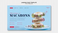 法式马卡龙甜品网站设计