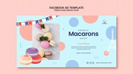 马卡龙甜品店铺网页广告