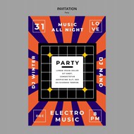音乐节邀请PSD海报设计