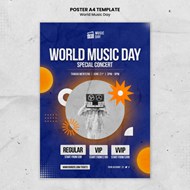 世界音乐节酷炫海报