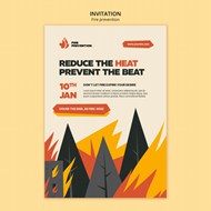 森林防火公益PSD海报设计