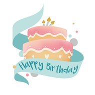 生日快乐蛋糕矢量素材下载