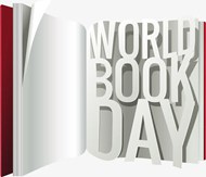 世界读书日矢量图片