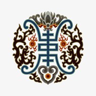 中国传统福寿纹矢量素材下载
