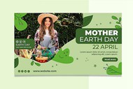 地球母亲日宣传矢量素材下载