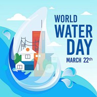 世界水资源日矢量素材