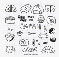 美味日本料理矢量图片
