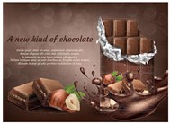 巧克力广告矢量素材下载