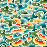 东方中国艺术云图案矢量素材