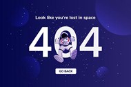 404错误页矢量图下载