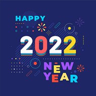 2022新年潮流图案矢量图片