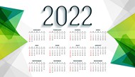 2022日历模板矢量图片