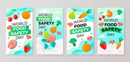 世界食品安全日矢量图