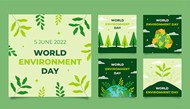 世界环境日海报矢量图下载