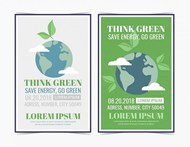 绿色环保海报矢量下载