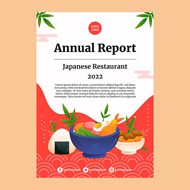 日本餐厅宣传海报矢量图