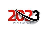 2023新年快乐艺术字矢量素材下载
