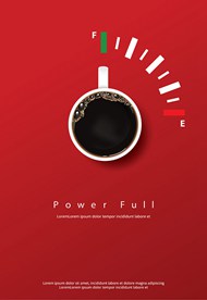 咖啡海报广告矢量素材下载