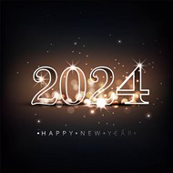 2024新年璀璨海报矢量下载