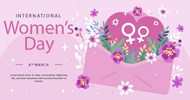 国际妇女节活动海报矢量下载