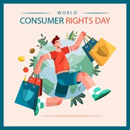 国际消费者权益日矢量图片