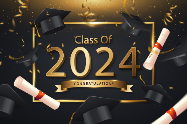 2024毕业季毕业典礼矢量图片